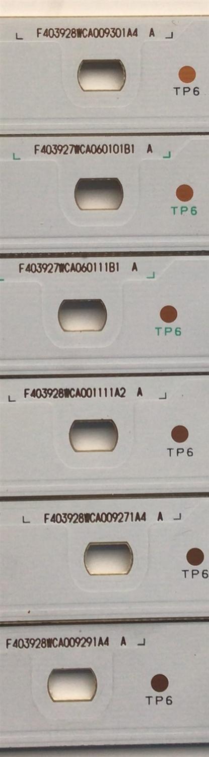 KIT DE LED'S PARA TV RCA (12 PIEZAS) / NUMERO DE PARTE F403928WCA / HXF-S 94V-0 1338 (960) / HXF-S 94V-0 1338 (959) / WS V3.0 Pitch 65.5mm 55inch 9Series / PANEL T550HN02.1 B-12V / MODELO LED55R120Q 3515-LED55C55-A109587 - Imagen 3